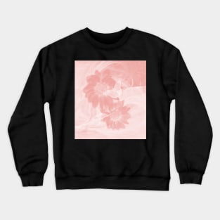 Mysterious flowers and butterflies in pink Crewneck Sweatshirt